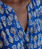 Picture of LOANA BLUE PRINTED BLOUSE